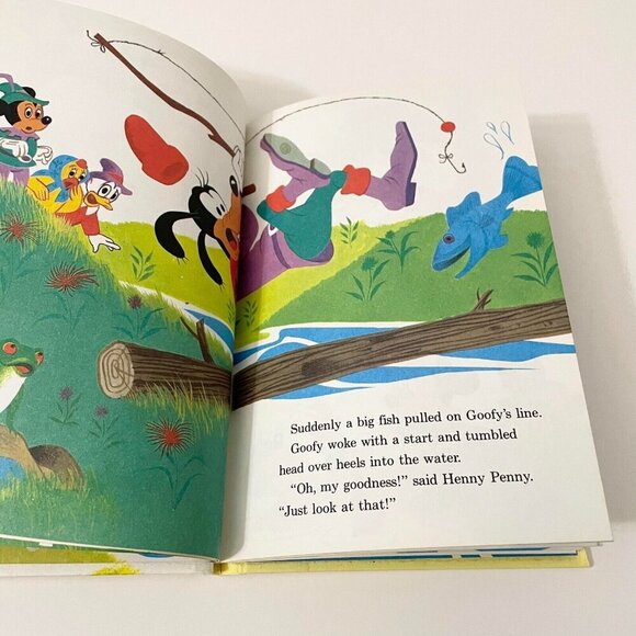 Vtg 1978 Disney Henny Penny and the Big Bad Wolf Wonderful World of Reading - Picture 15 of 16